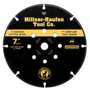 Diamond Step-Cut Wheel - 7"