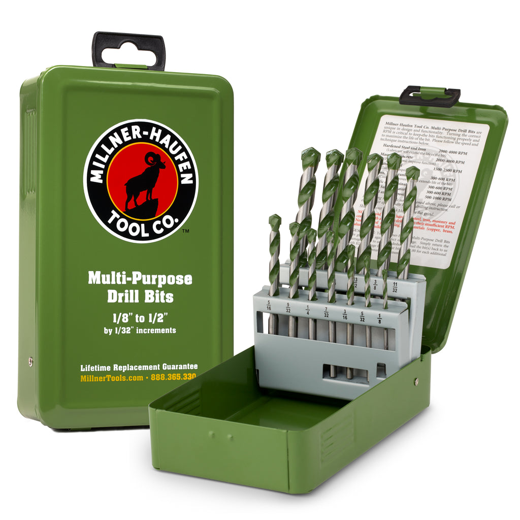 HSS Metal Drill Bit Set, Ground, Hexagon Shank - Wolfcraft